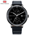 MINI FOCUS 0052 G Top Brand Luxury Mens Watches Quartz Watch Men Calendar Business Leather Watch relogio masculino